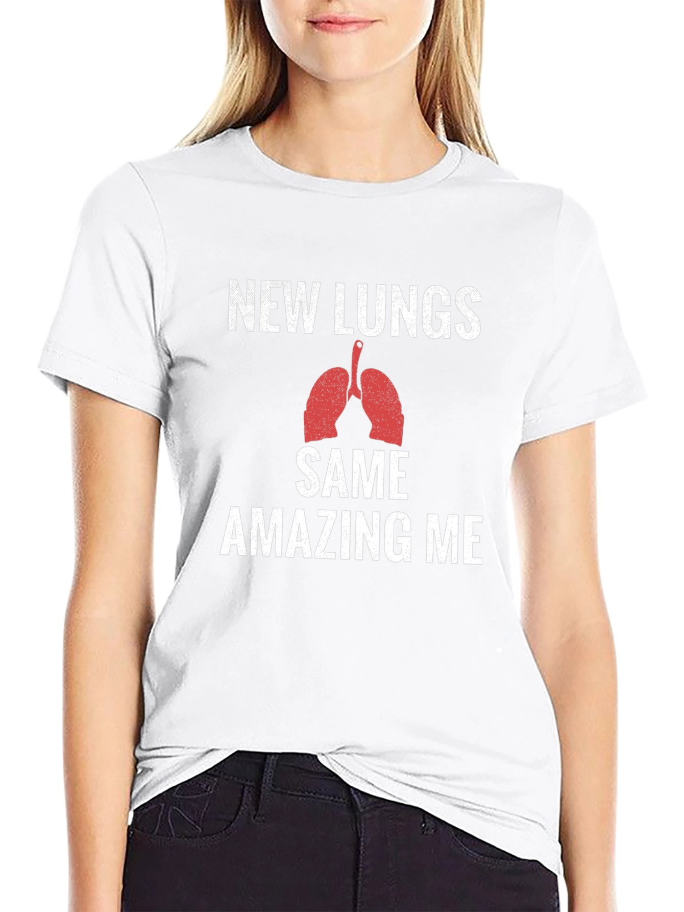 New Lungs Same Amazing Me Graphic T-Shirt
