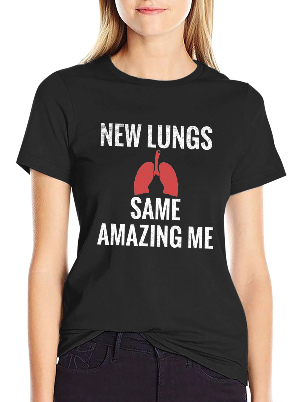New Lungs Same Amazing Me Graphic T-Shirt