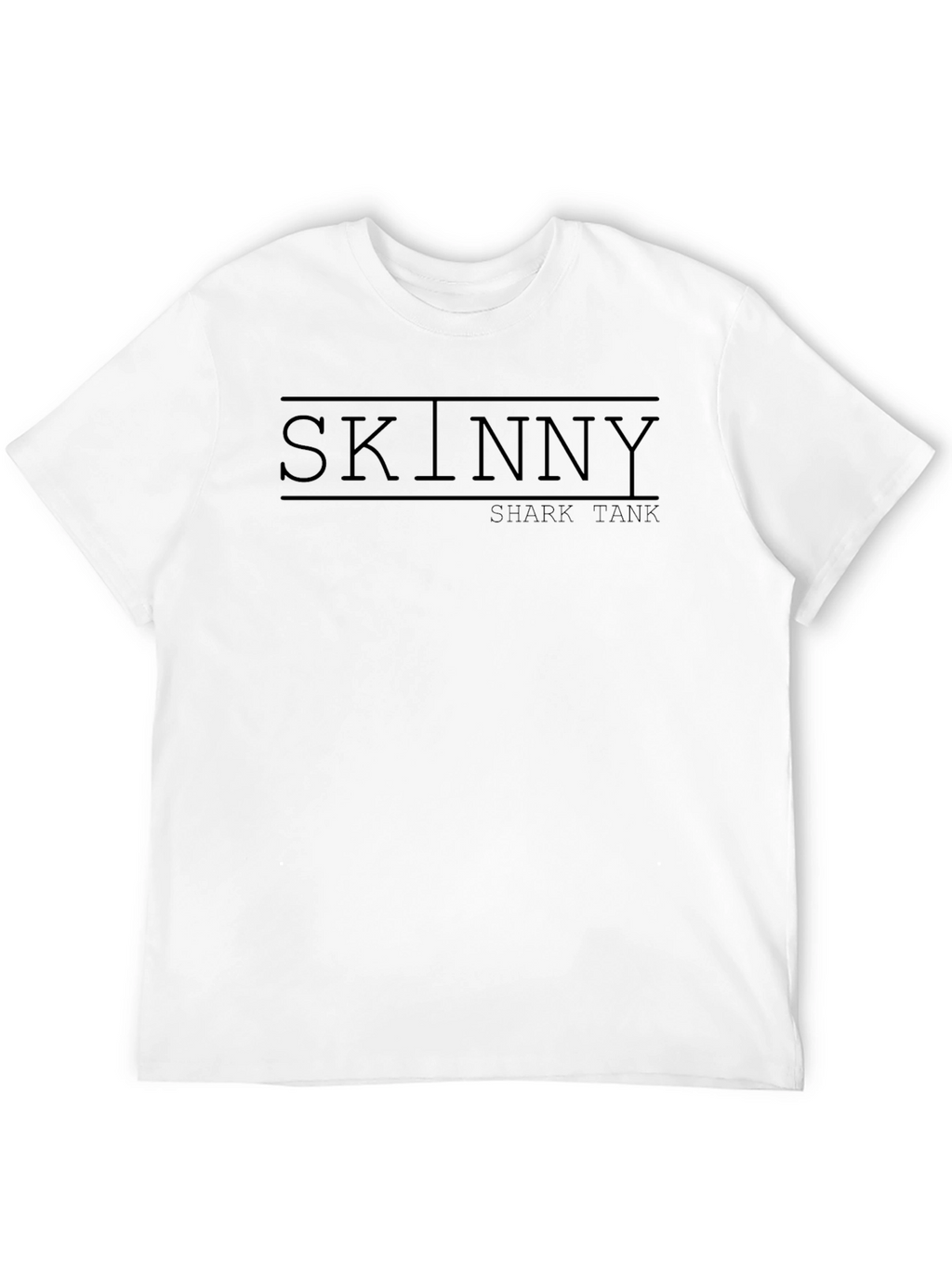 Skinny Shark Tank Black Graphic Tee