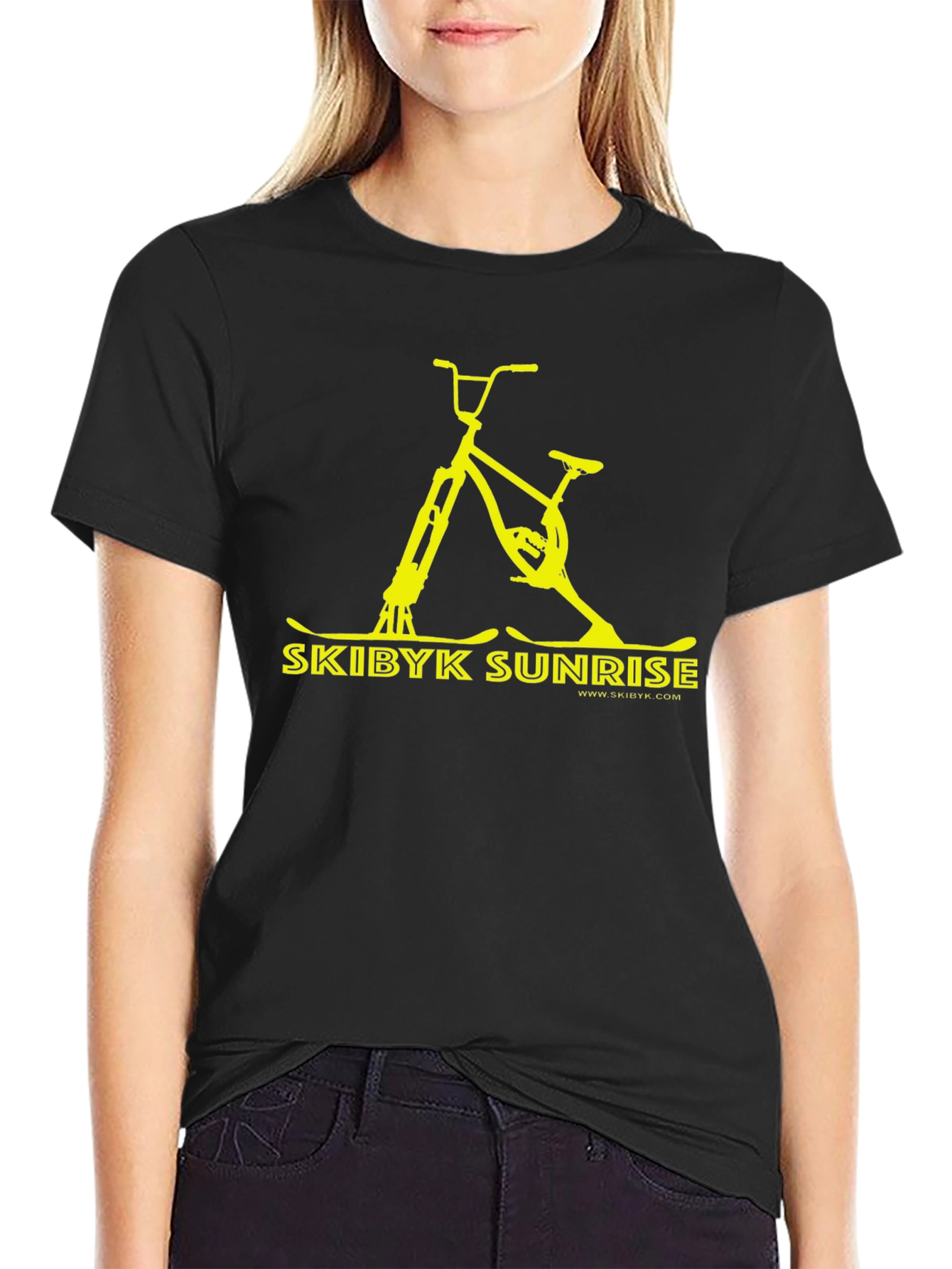 Skibyk Sunrise Graphic Tee - Black