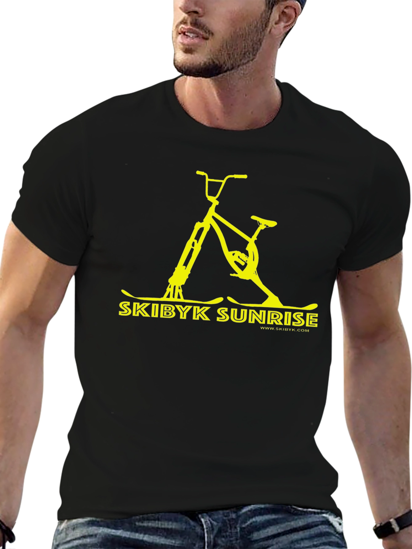 Skibyk Sunrise Graphic Tee - Black