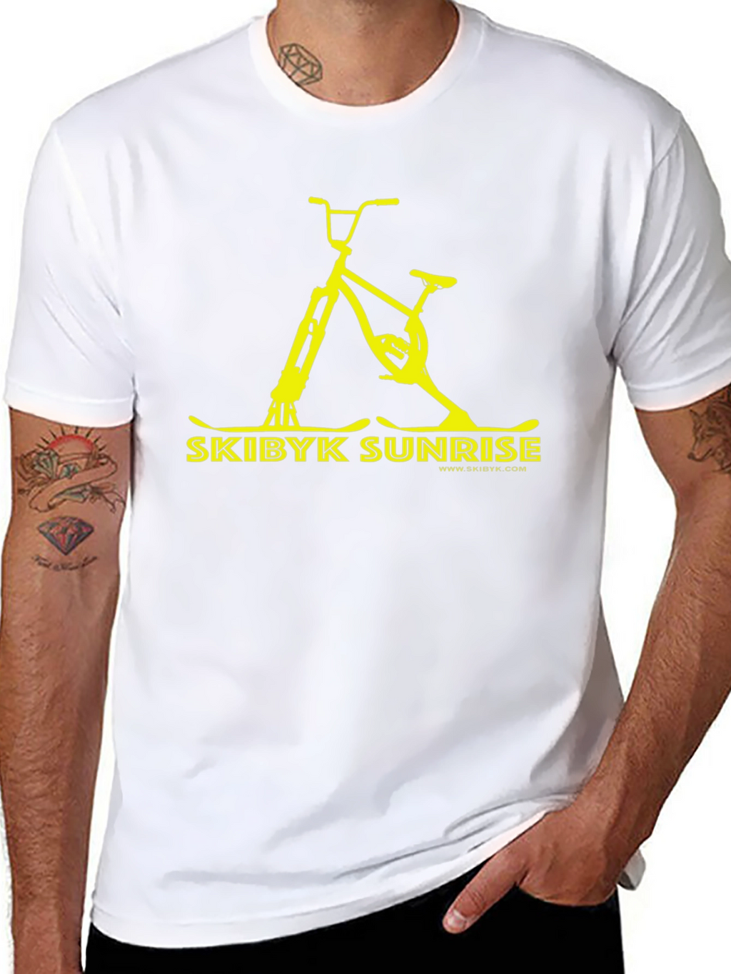 Skibyk Sunrise Graphic Tee - Black
