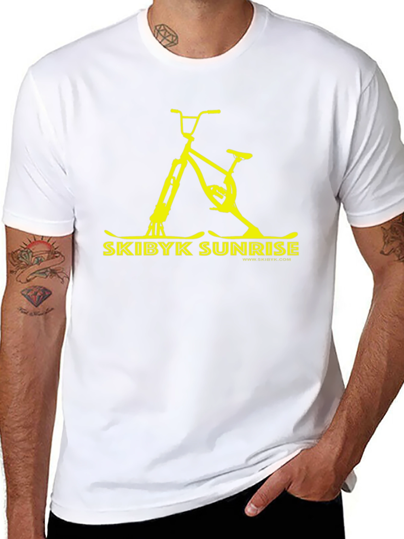Skibyk Sunrise Graphic Tee - Black