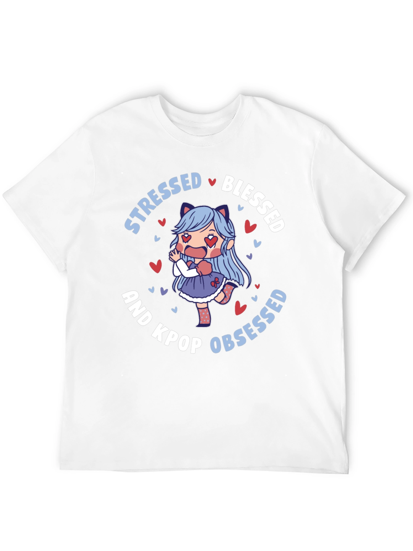 Stressed Blessed Kpop Obsessed T-Shirt