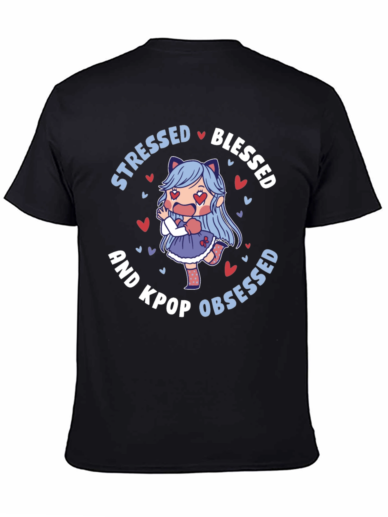 Stressed Blessed Kpop Obsessed T-Shirt