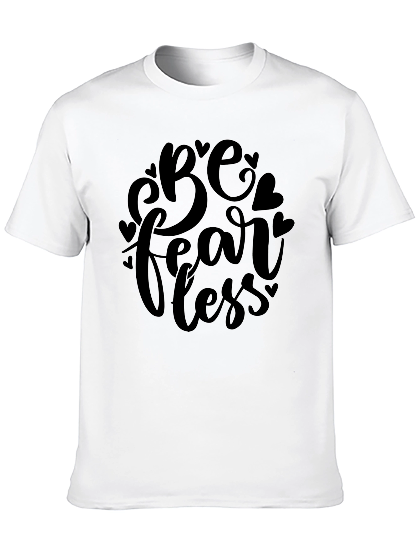 Be Fearless Black Graphic Tee
