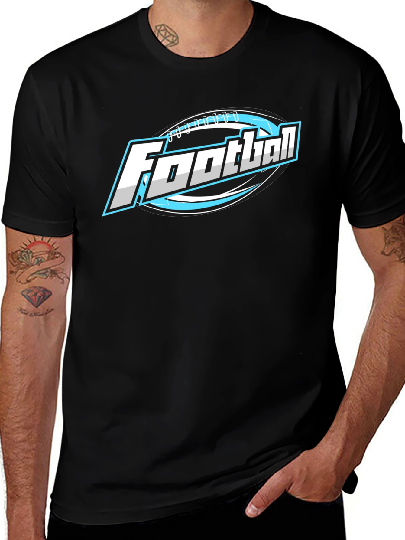 Football Graphic Tee - Stylish & Comfortable