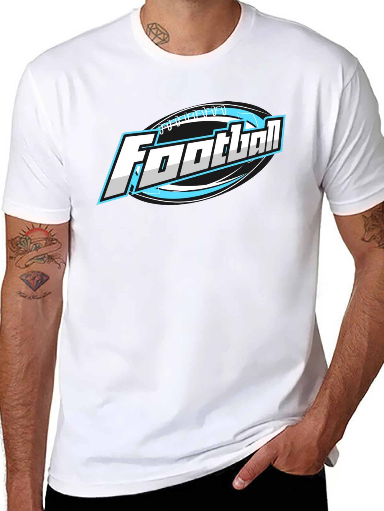 Football Graphic Tee - Stylish & Comfortable