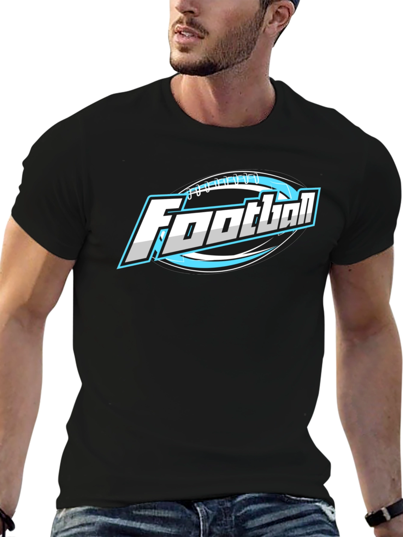 Football Graphic Tee - Stylish & Comfortable