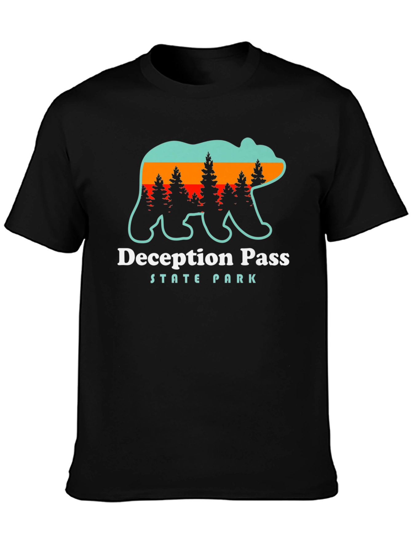 Deception Pass State Park Bear T-Shirt