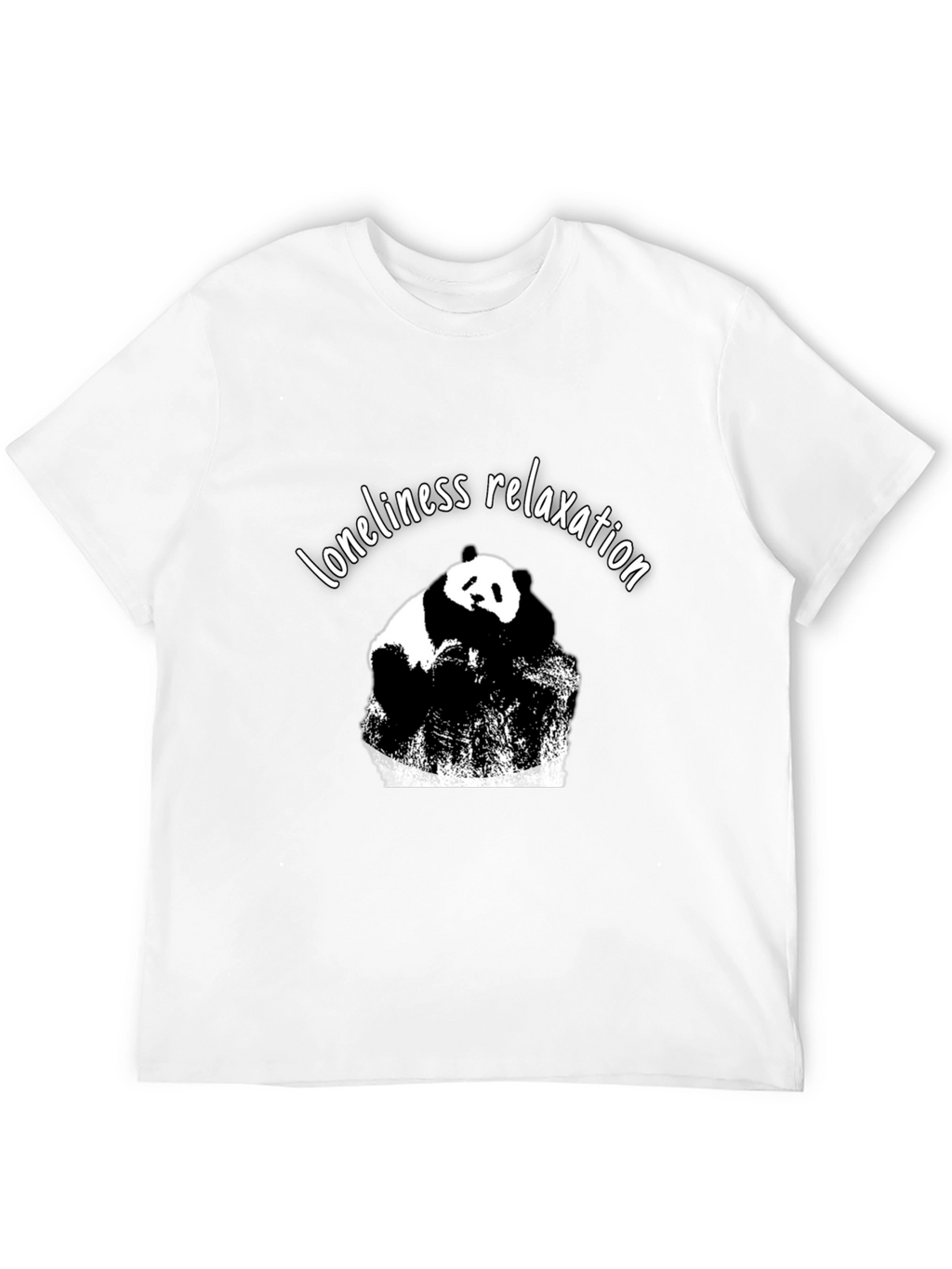Relaxation Panda Graphic T-Shirt - Unisex Black Tee