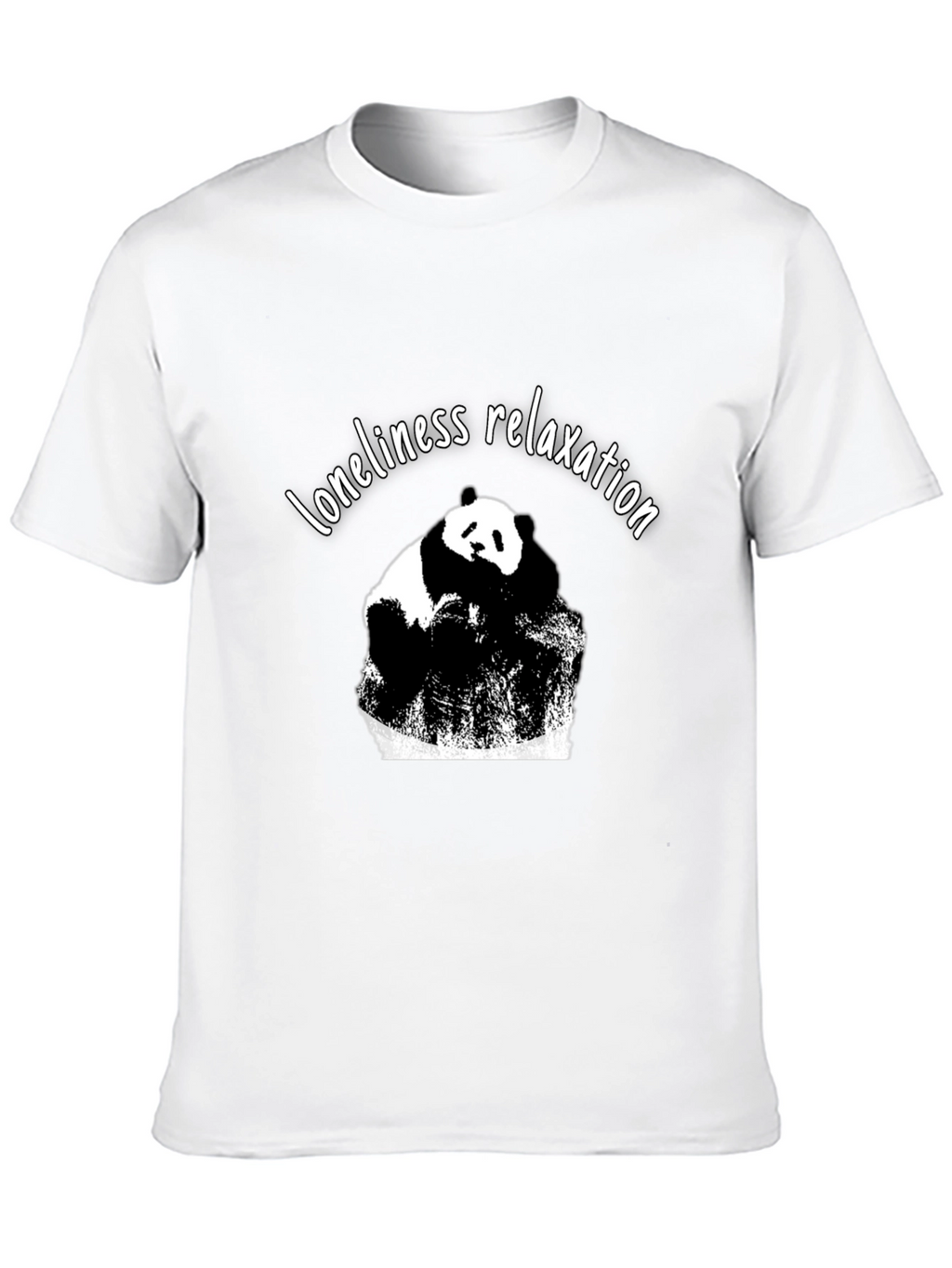 Relaxation Panda Graphic T-Shirt - Unisex Black Tee