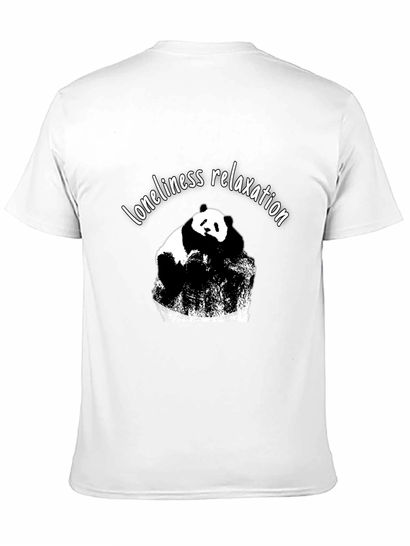 Relaxation Panda Graphic T-Shirt - Unisex Black Tee