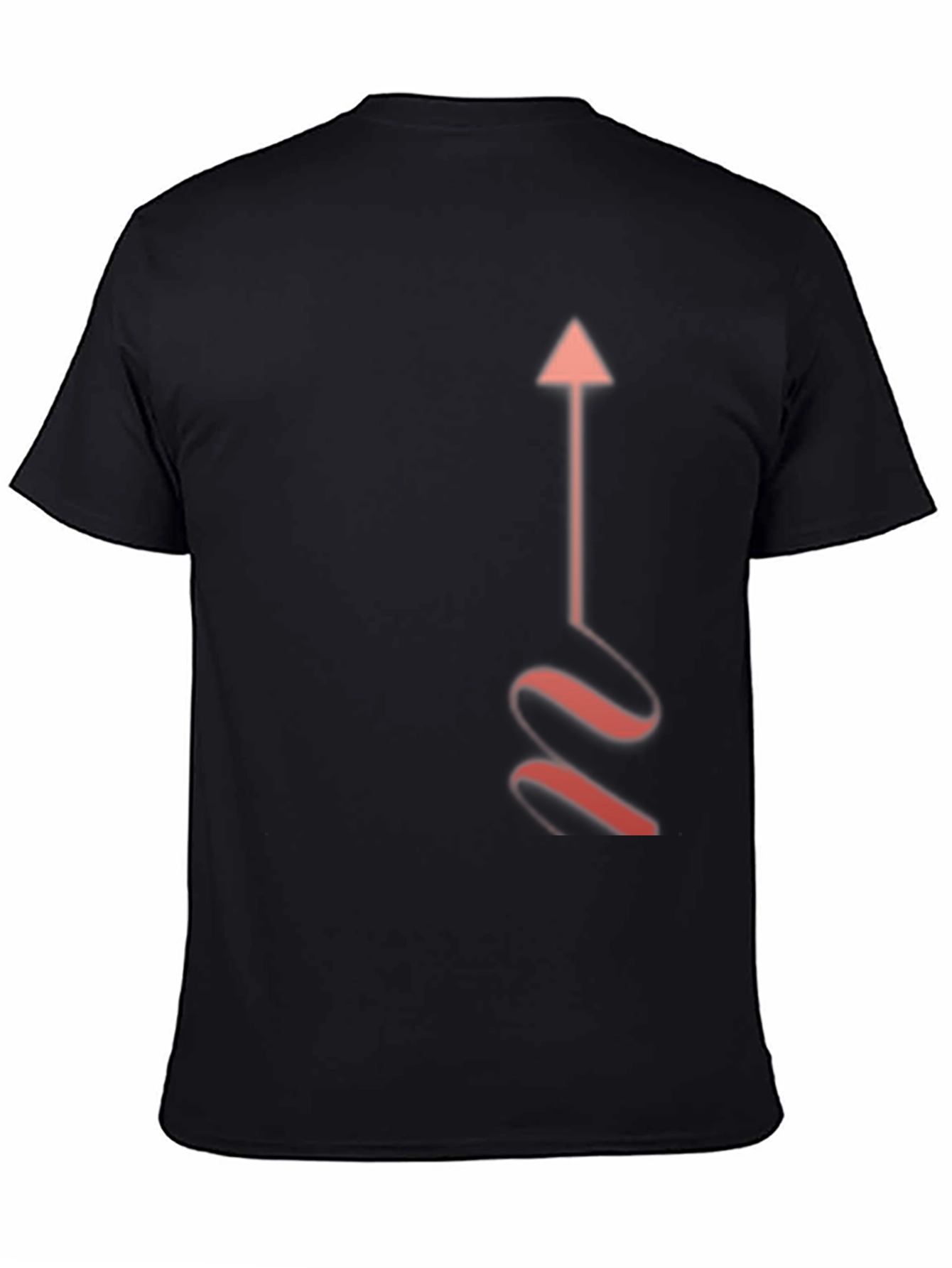 Arrow Graphic Black T-Shirt - Stylish Casual Wear