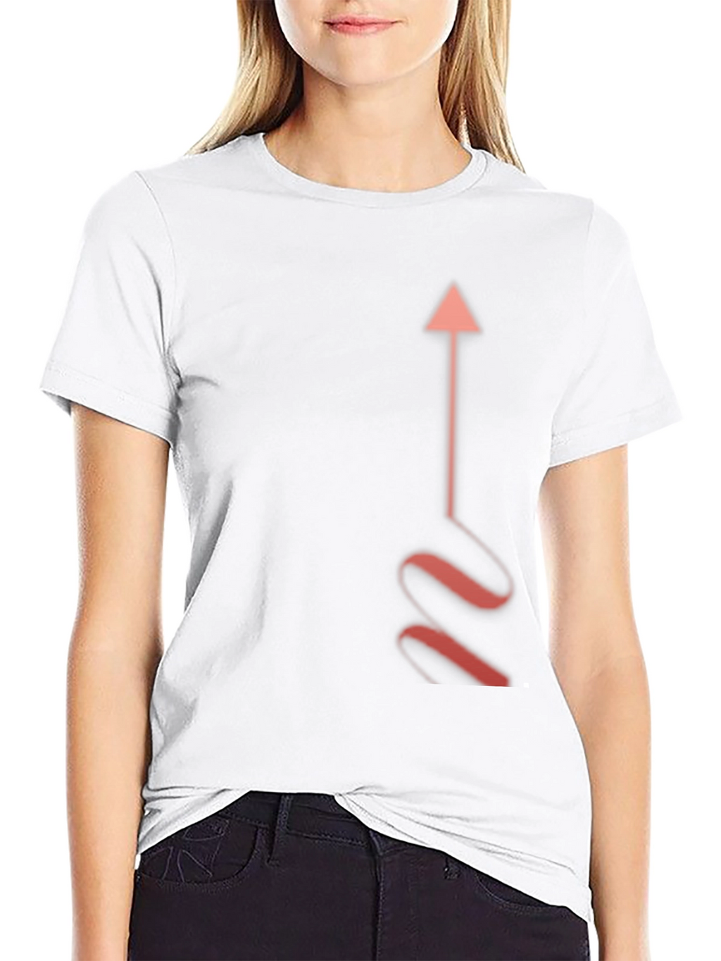 Arrow Graphic Black T-Shirt - Stylish Casual Wear
