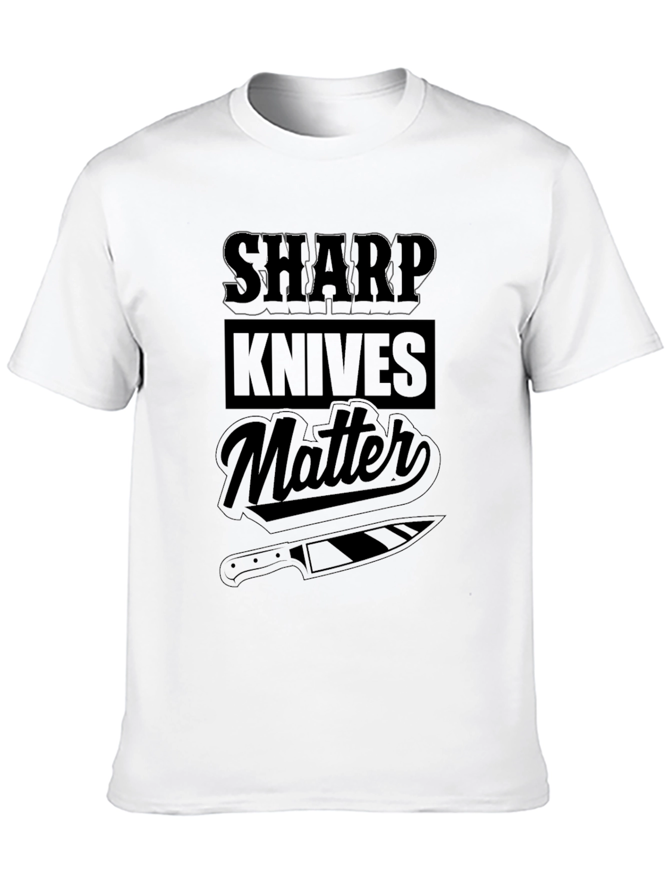 Sharp Knives Matter T-Shirt - Chef Edition