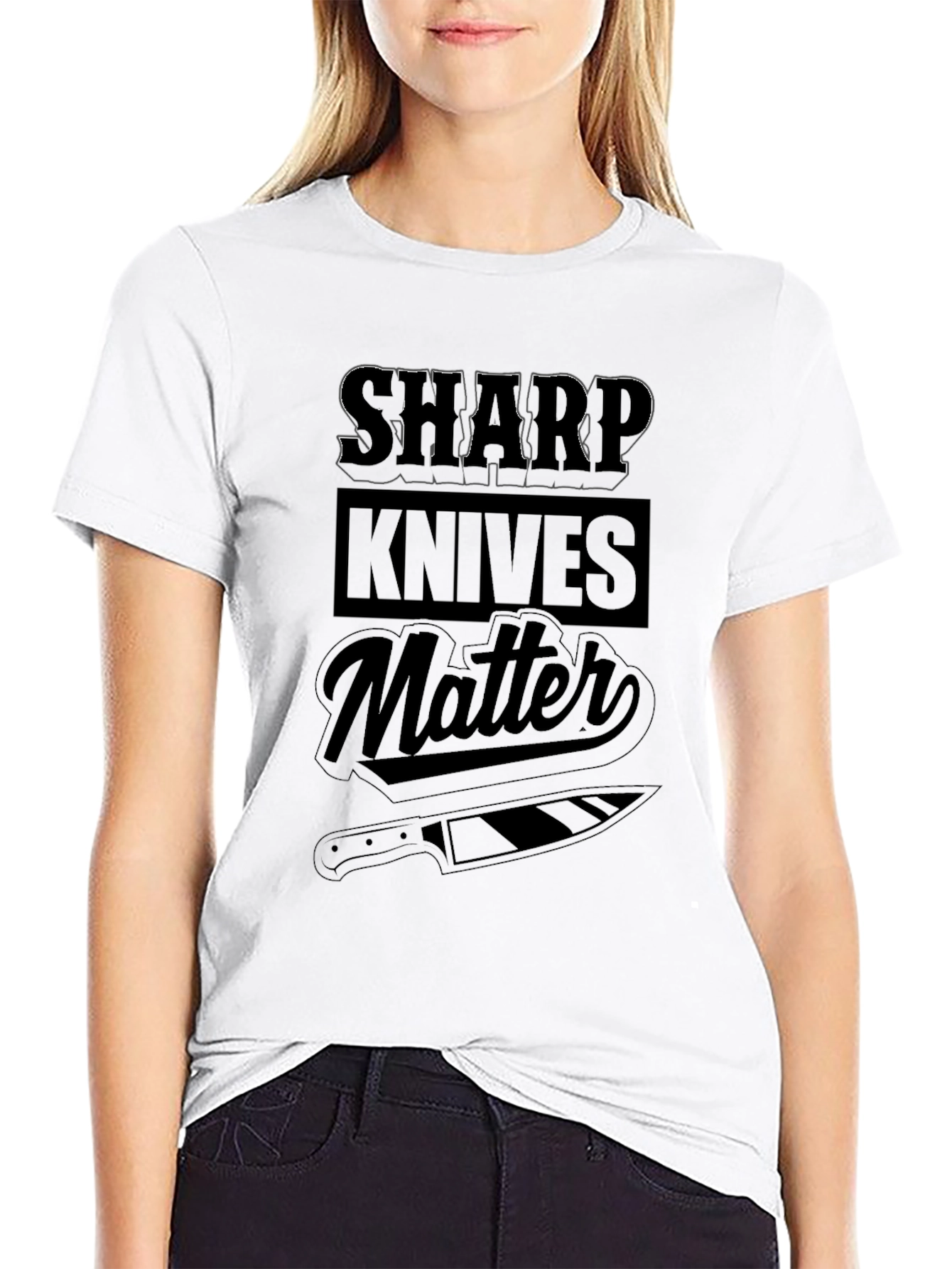 Sharp Knives Matter T-Shirt - Chef Edition