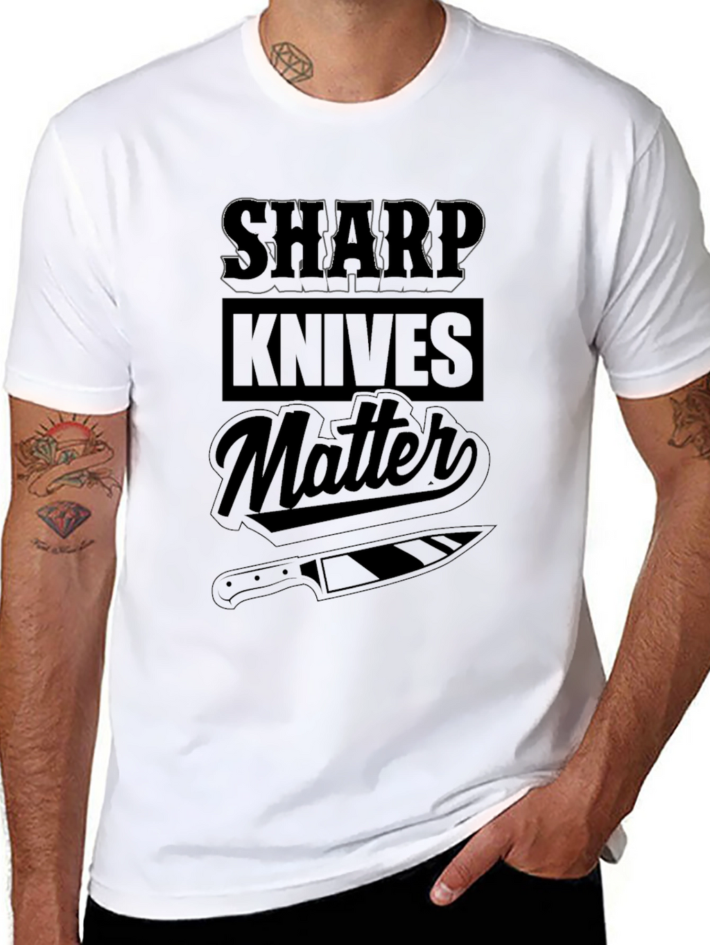 Sharp Knives Matter T-Shirt - Chef Edition