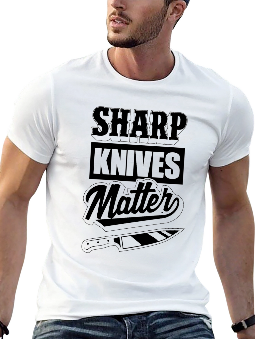Sharp Knives Matter T-Shirt - Chef Edition