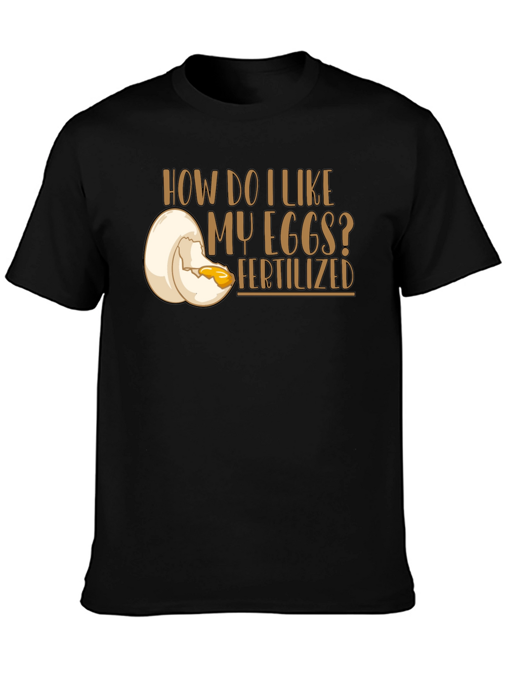 Fertilized Eggs Graphic T-Shirt - Funny Foodie Tee