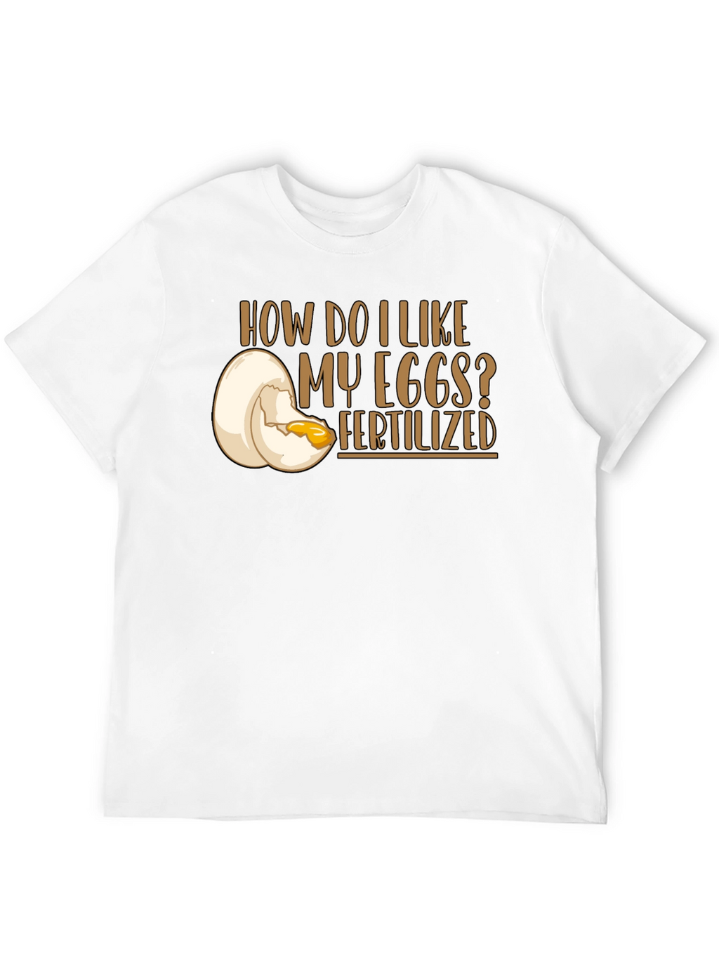 Fertilized Eggs Graphic T-Shirt - Funny Foodie Tee
