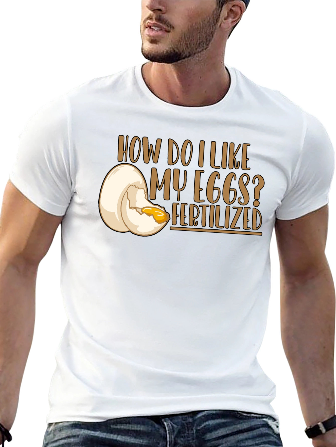 Fertilized Eggs Graphic T-Shirt - Funny Foodie Tee