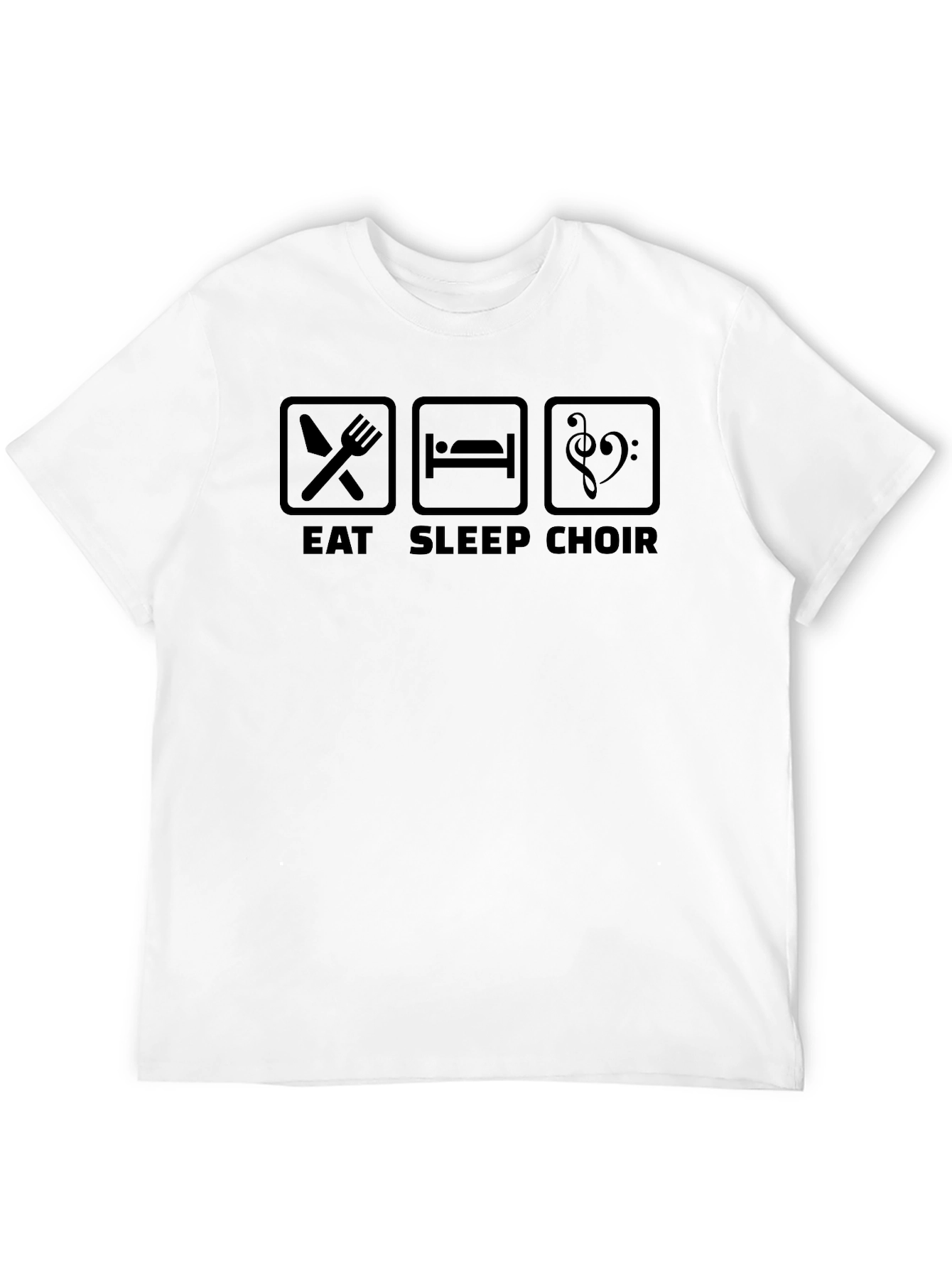Eat Sleep Choir T-Shirt - Music Lover Tee