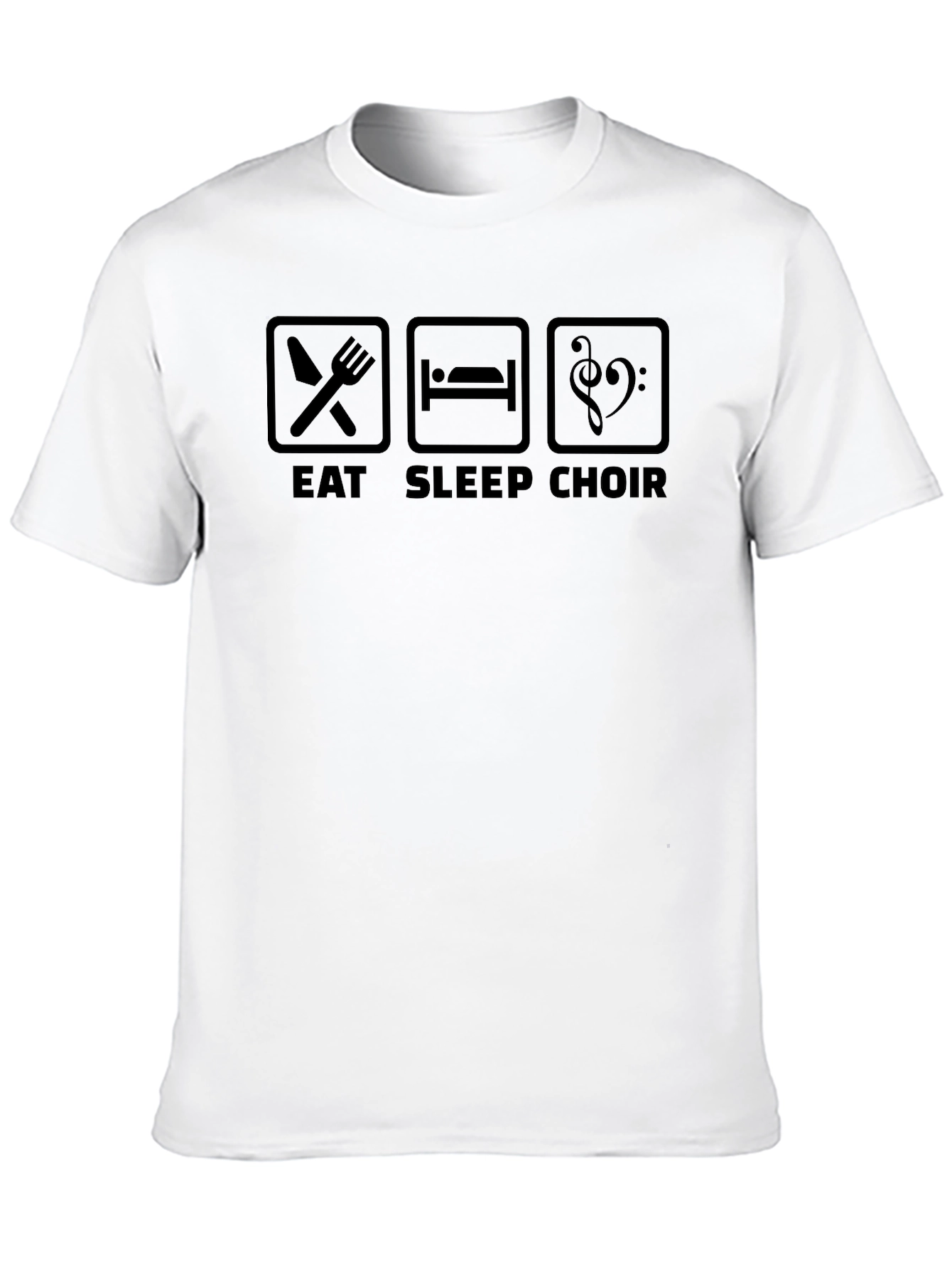 Eat Sleep Choir T-Shirt - Music Lover Tee