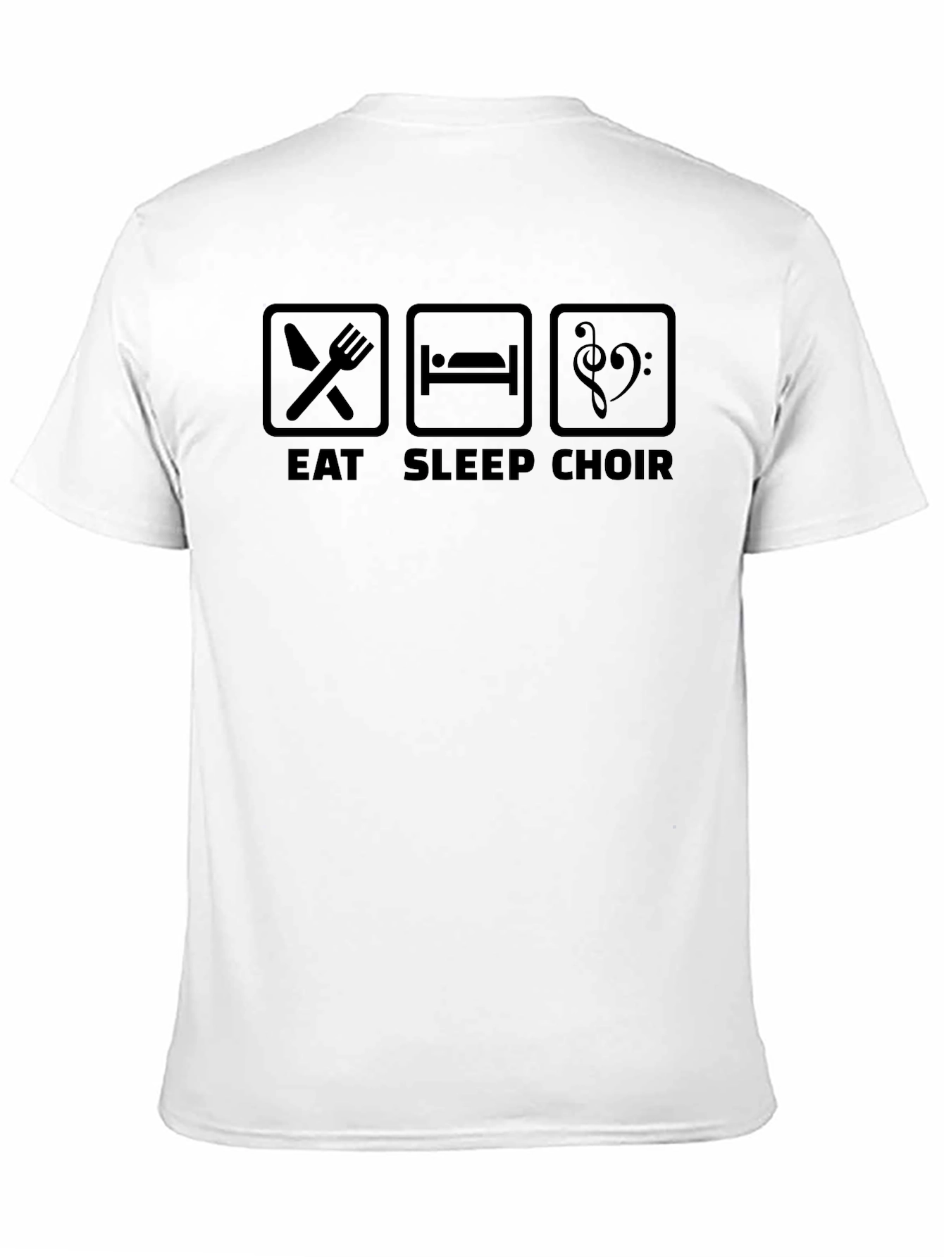 Eat Sleep Choir T-Shirt - Music Lover Tee