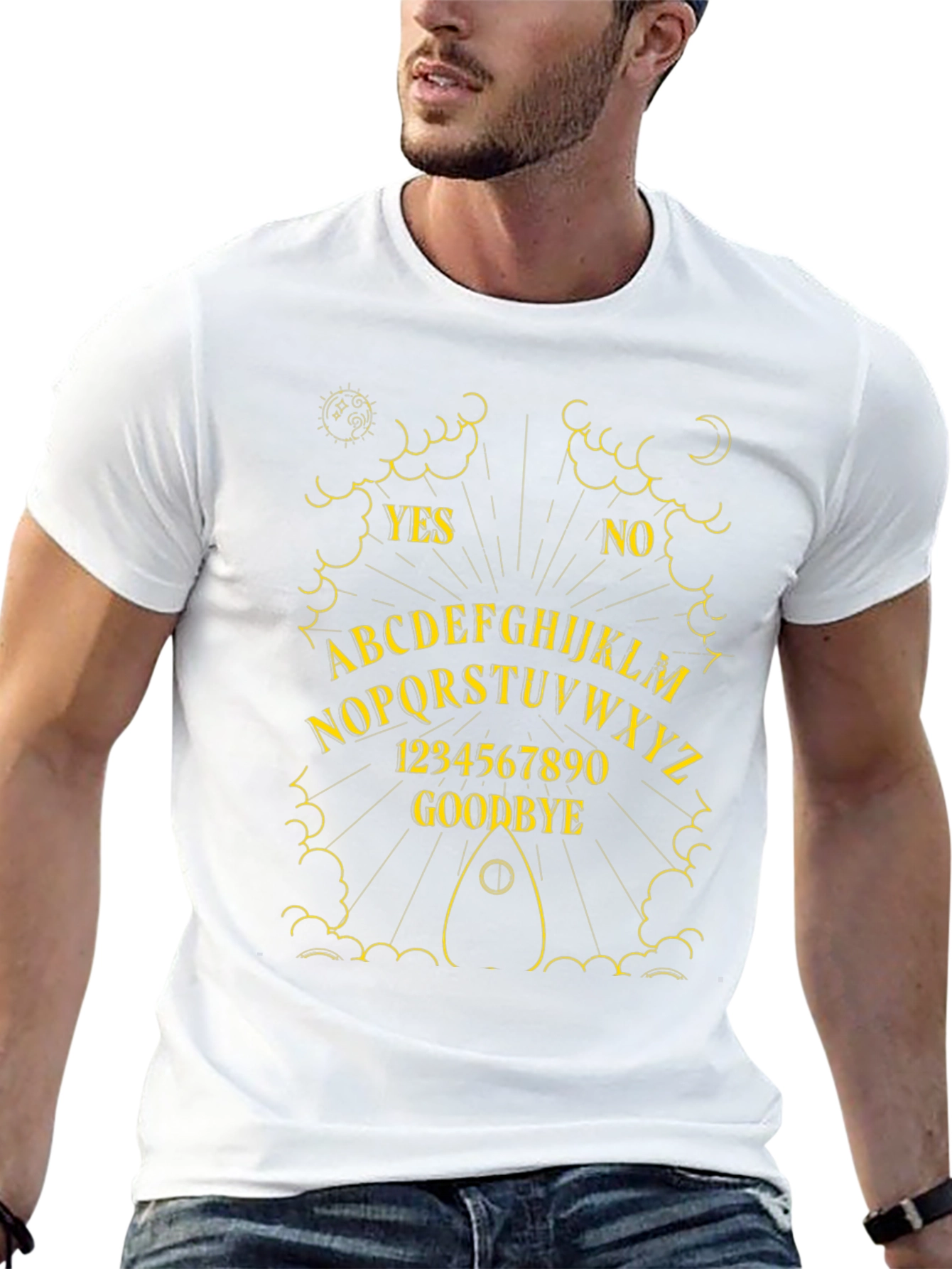 Ouija Board Graphic Tee - Spirit Board T-Shirt