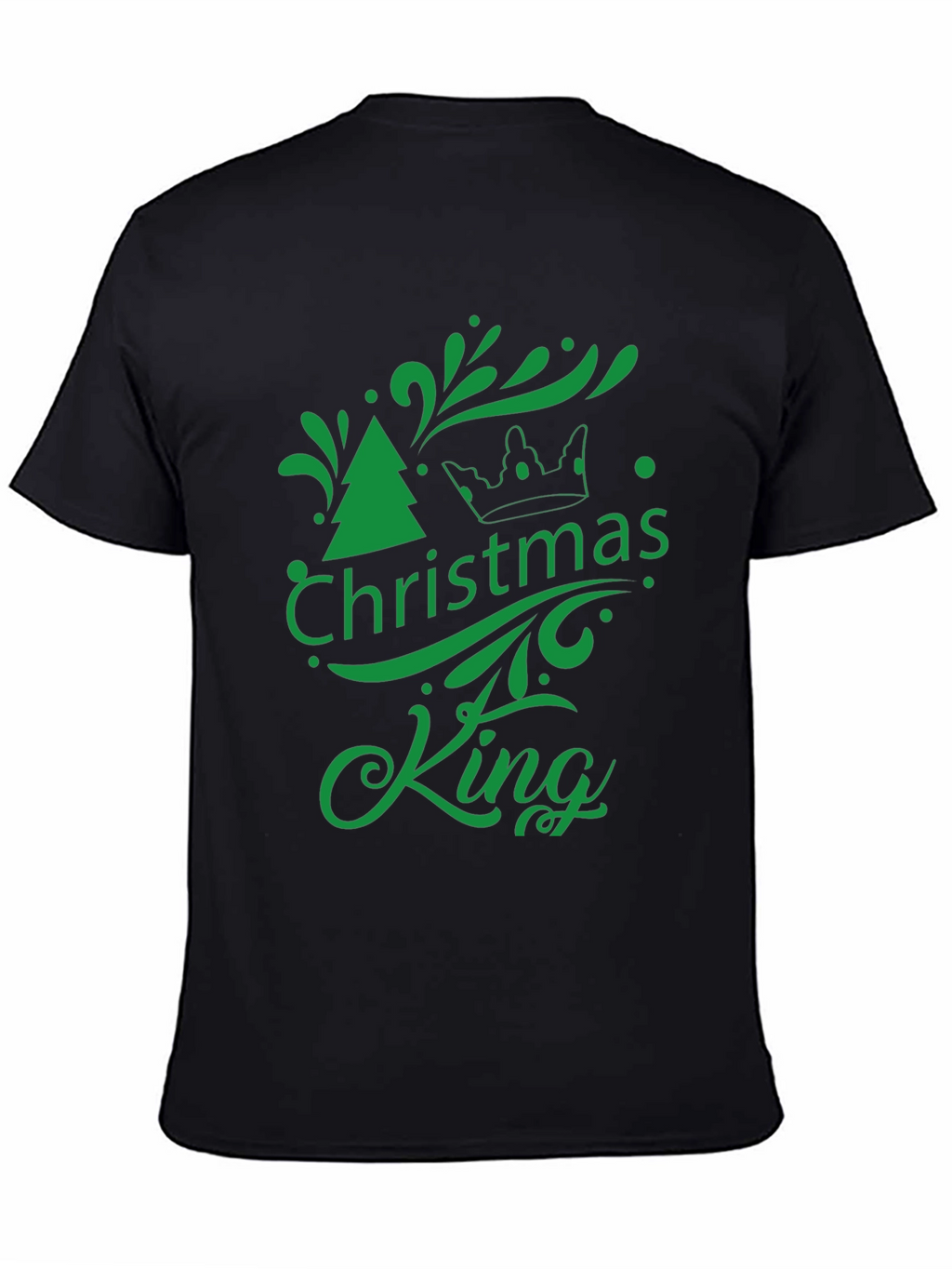 Christmas King Graphic Tee - Holiday Season Apparel