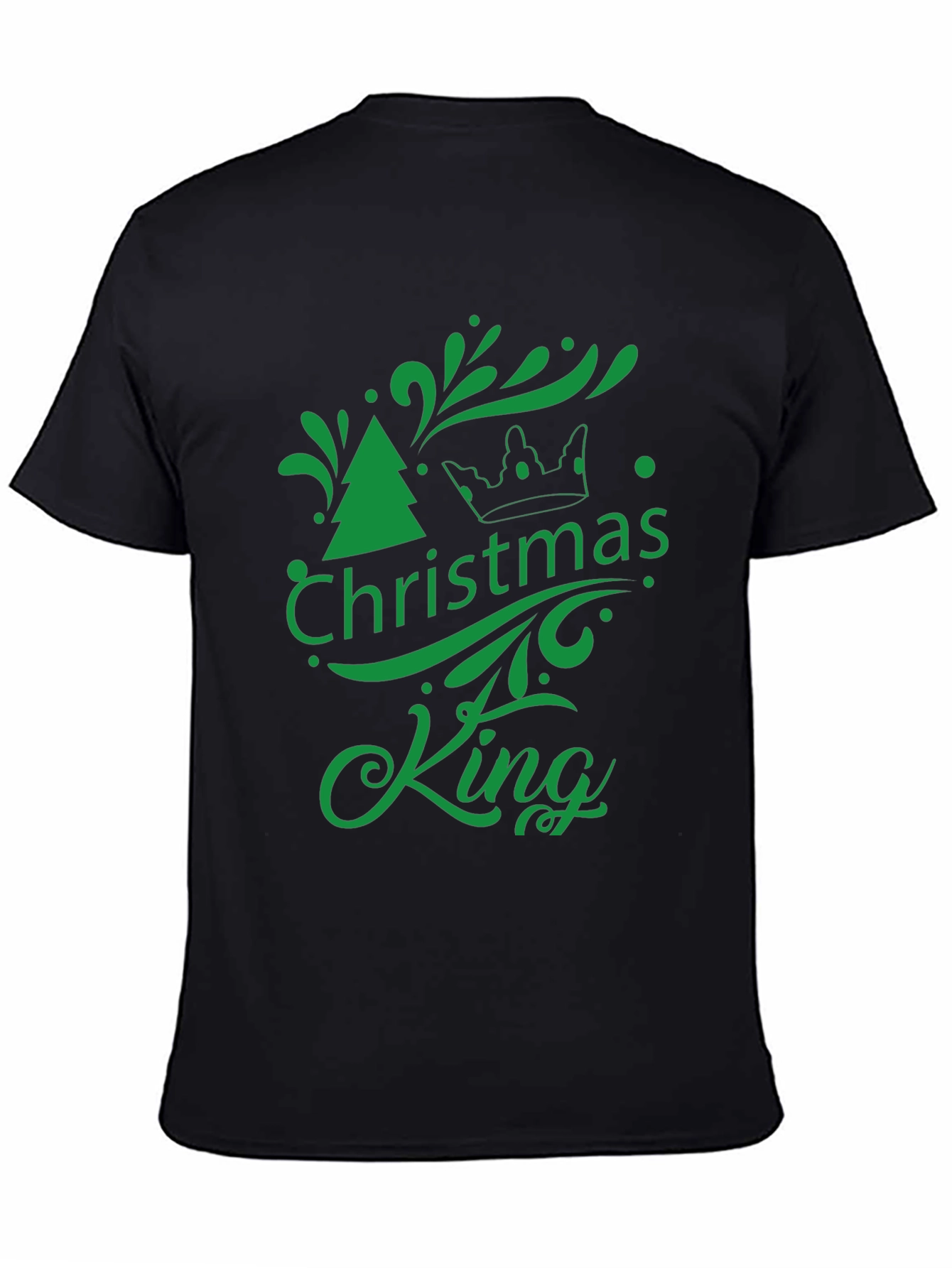 Christmas King Graphic Tee - Holiday Season Apparel