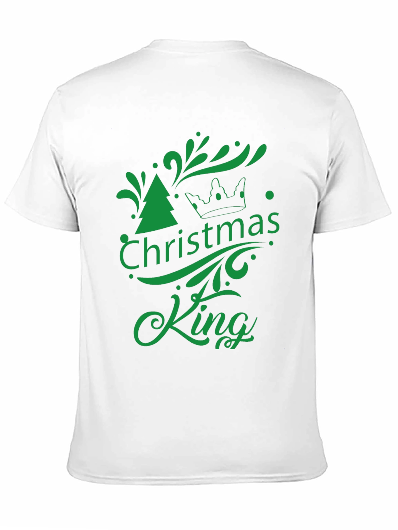 Christmas King Graphic Tee - Holiday Season Apparel