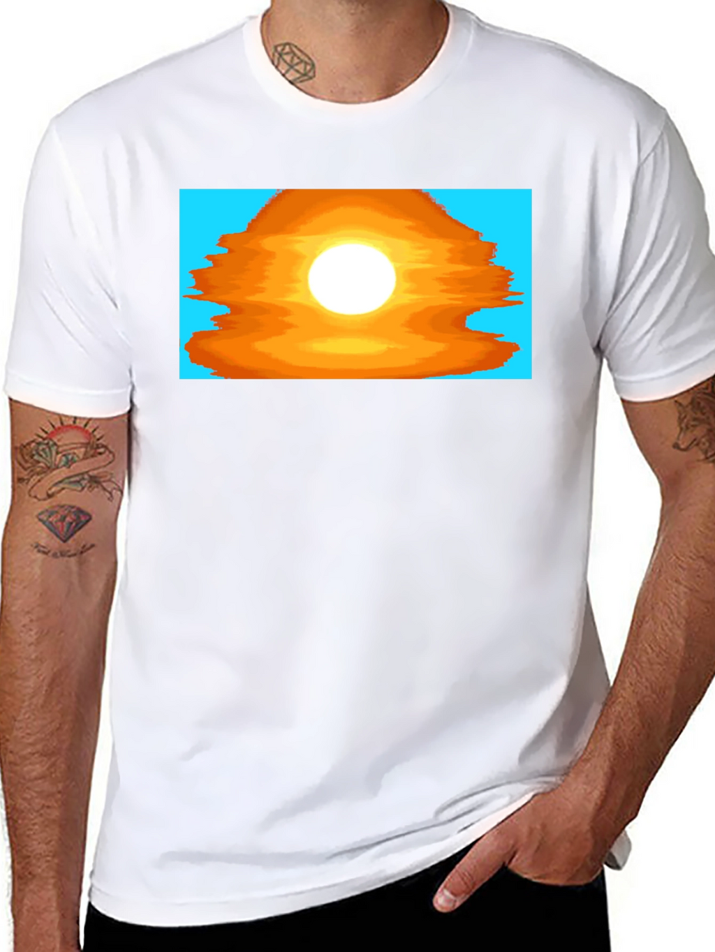 Retro Sunset T-Shirt - Classic Graphic Tee