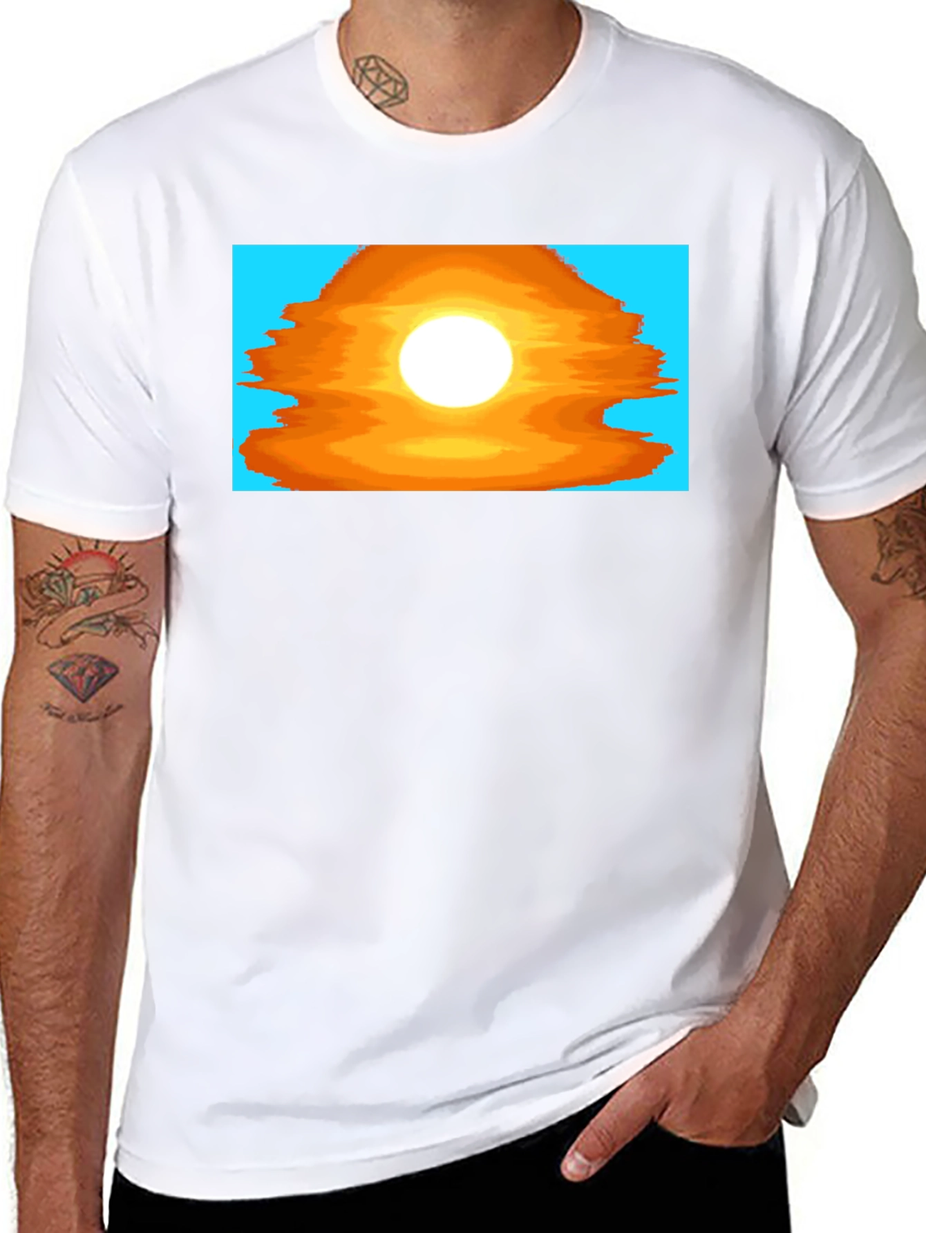 Retro Sunset T-Shirt - Classic Graphic Tee