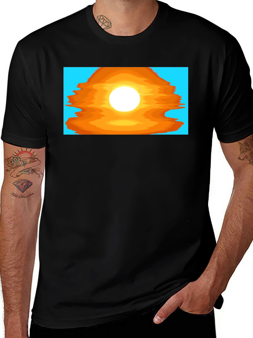 Retro Sunset T-Shirt - Classic Graphic Tee