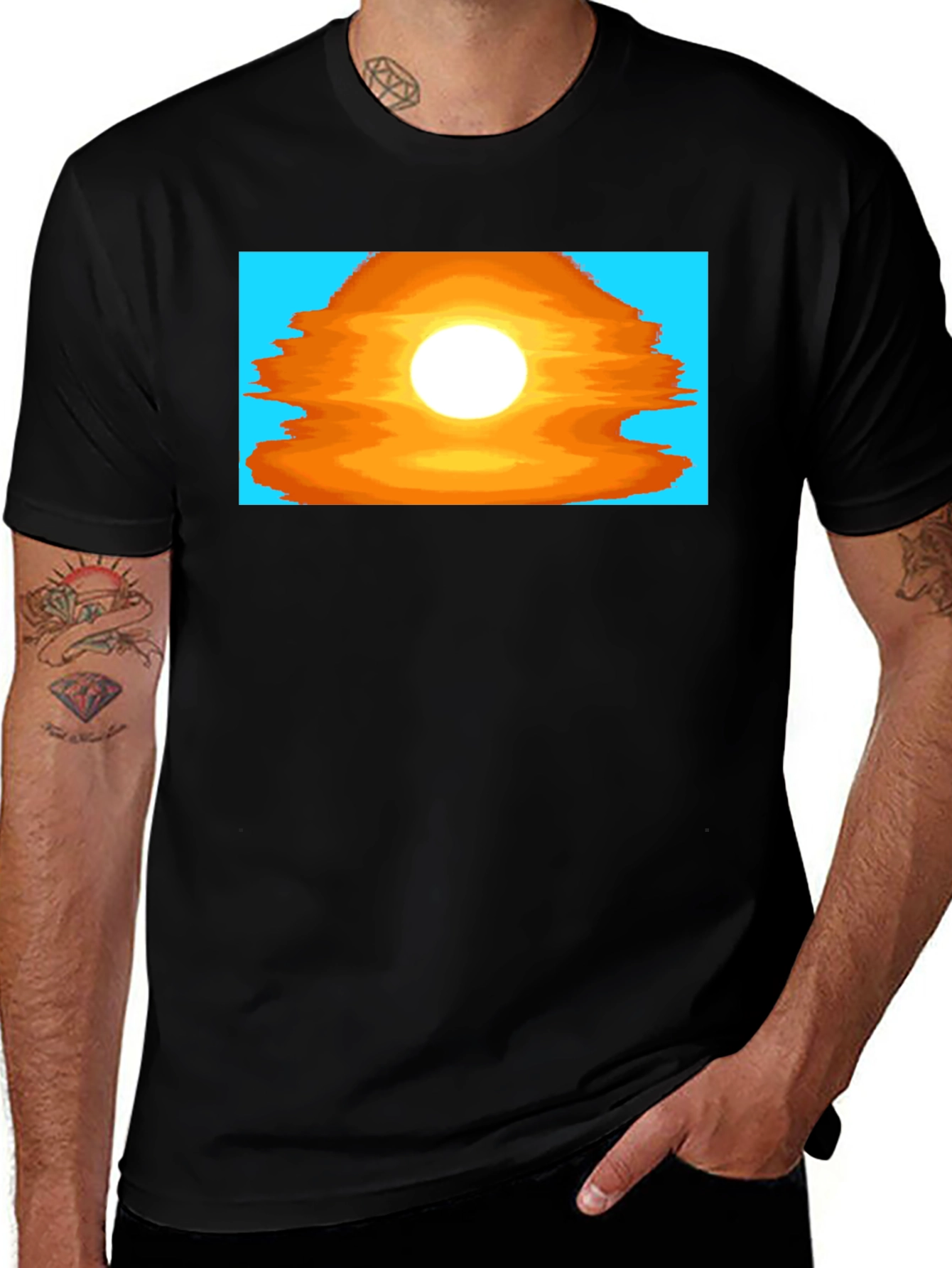 Retro Sunset T-Shirt - Classic Graphic Tee