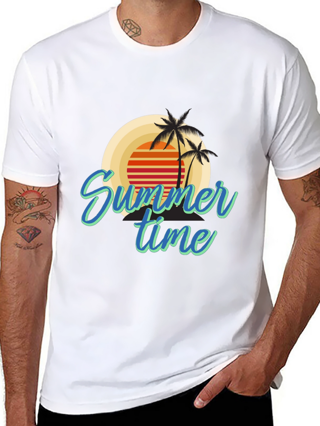Summer Time T-Shirt - Tropical Vibe