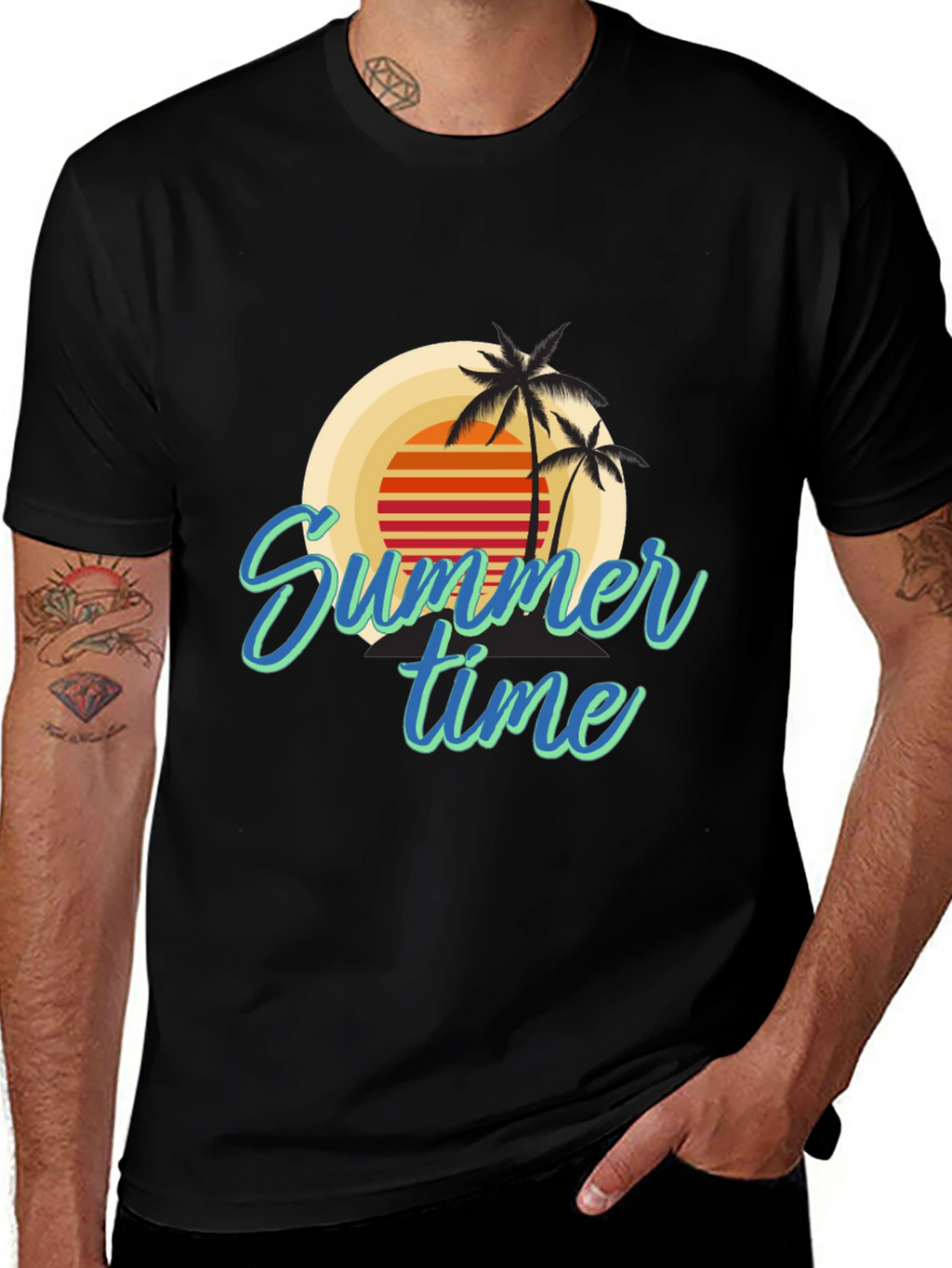 Summer Time T-Shirt - Tropical Vibe