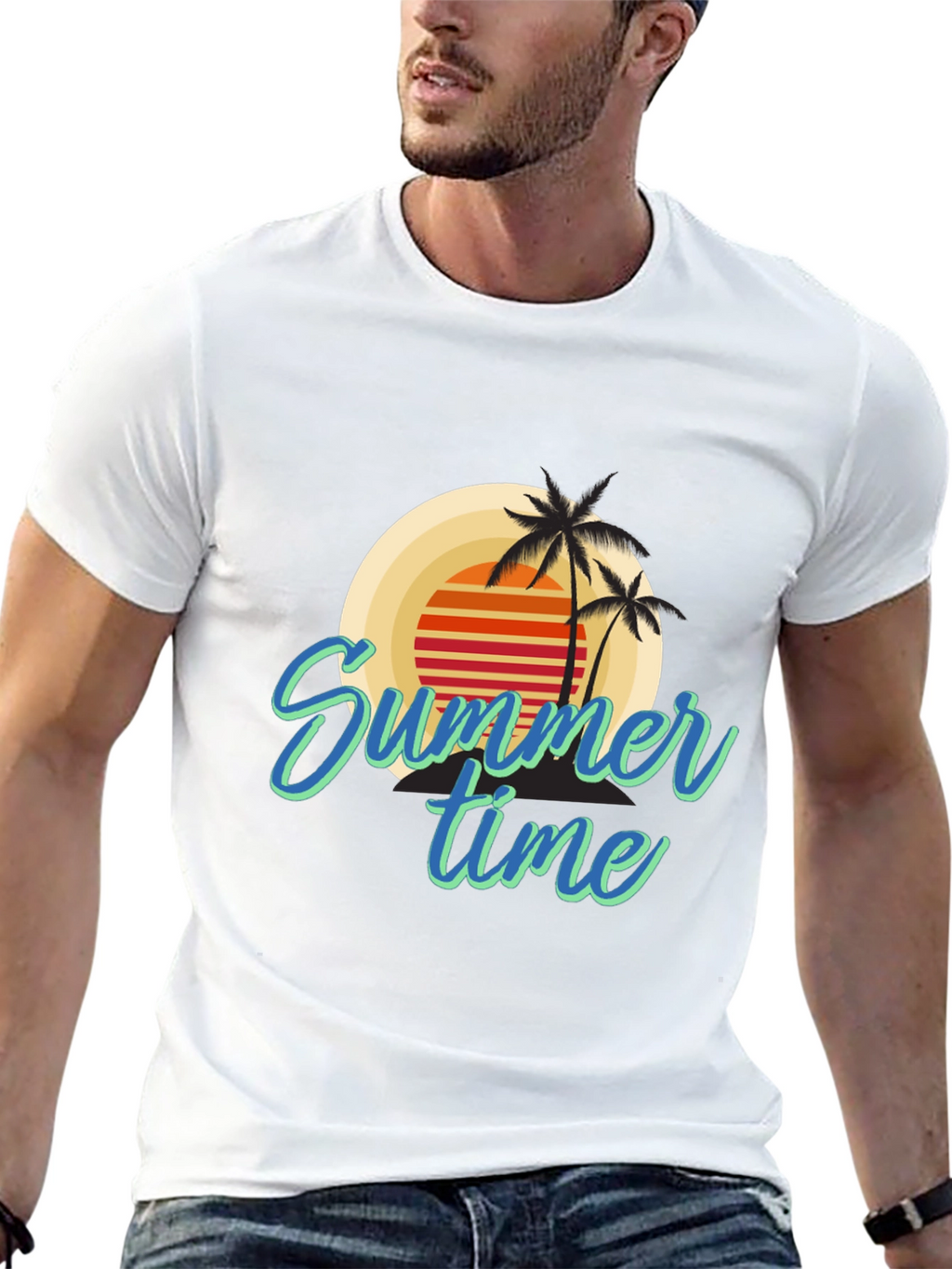Summer Time T-Shirt - Tropical Vibe