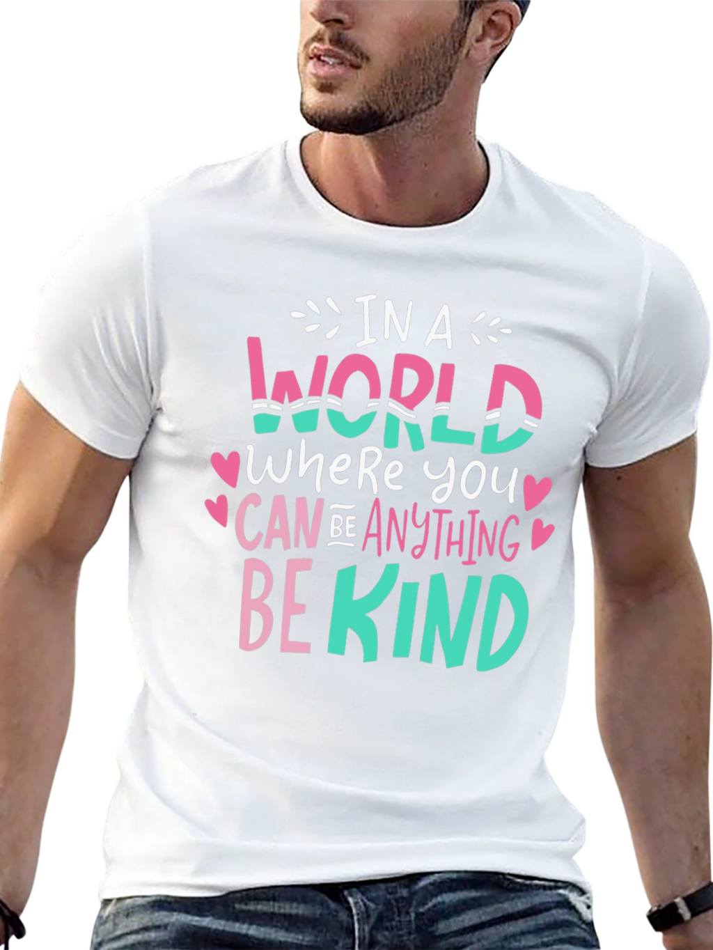 Be Kind Graphic Tee - Inspirational Message T-Shirt