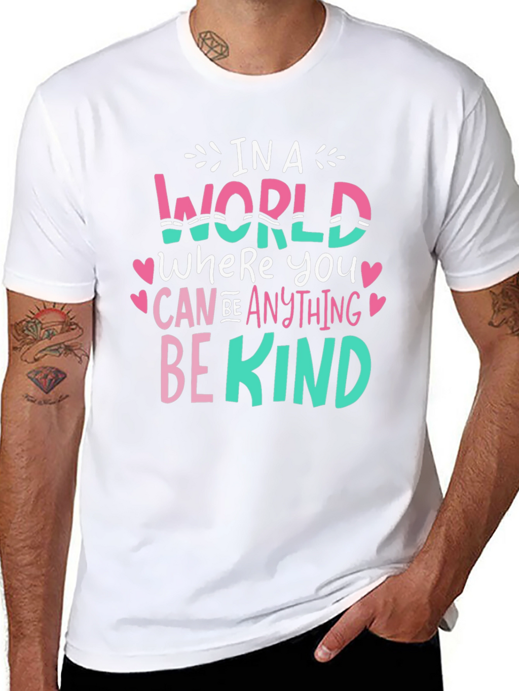 Be Kind Graphic Tee - Inspirational Message T-Shirt