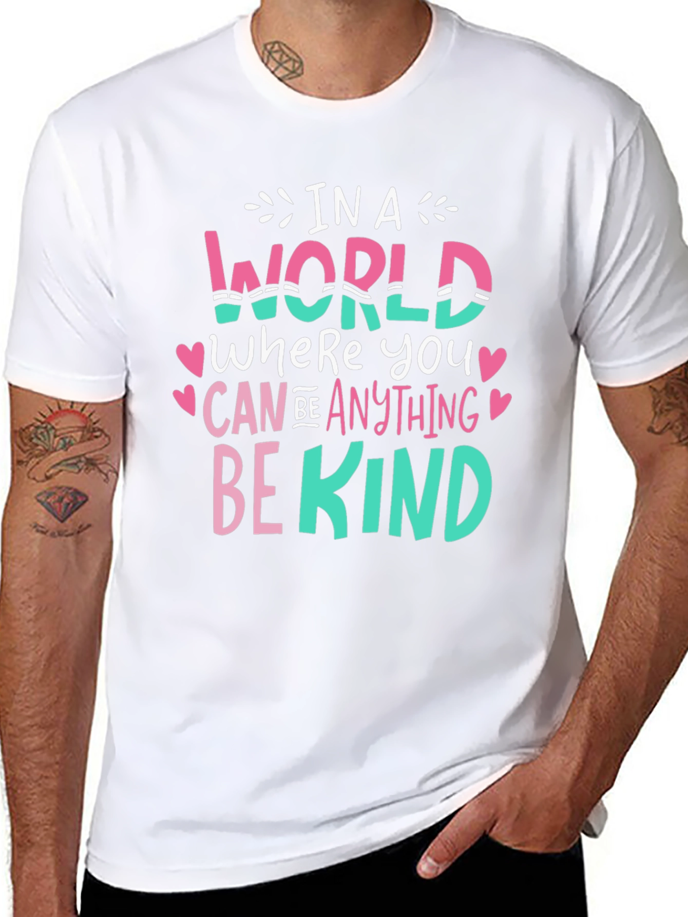Be Kind Graphic Tee - Inspirational Message T-Shirt