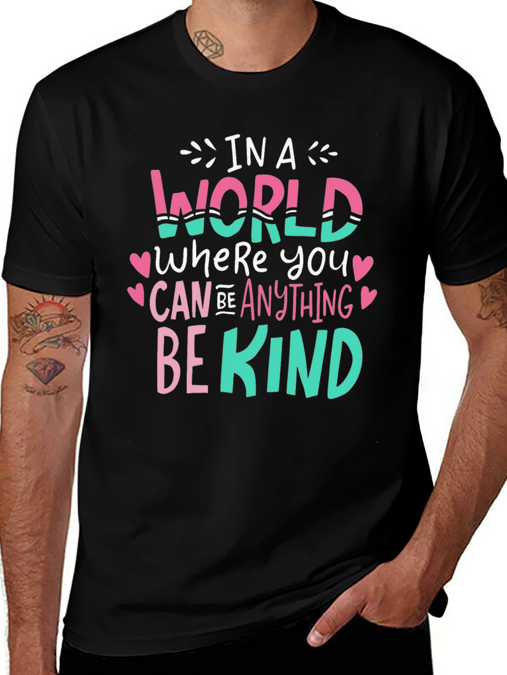 Be Kind Graphic Tee - Inspirational Message T-Shirt