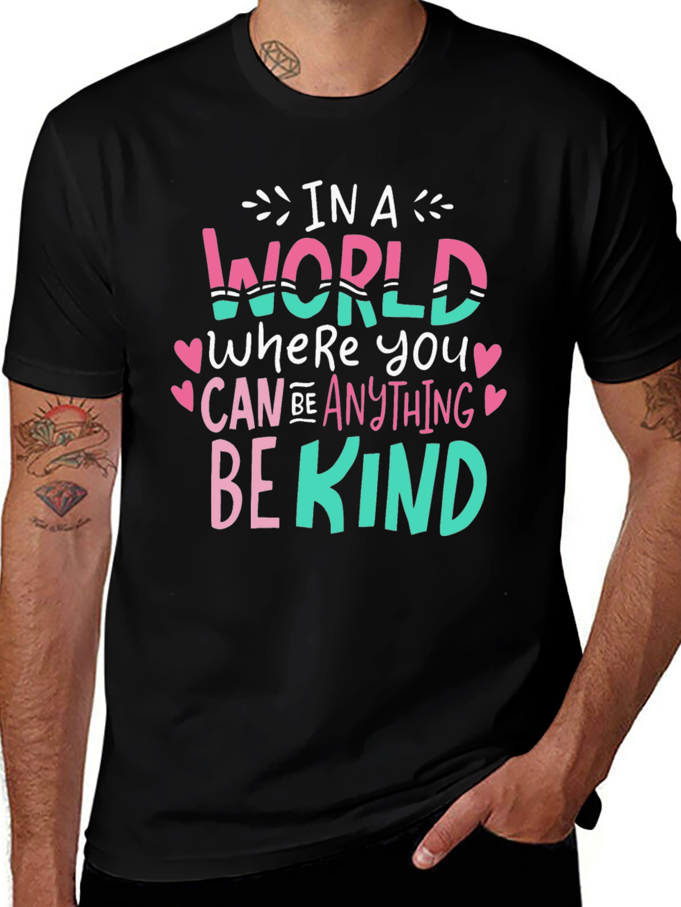 Be Kind Graphic Tee - Inspirational Message T-Shirt