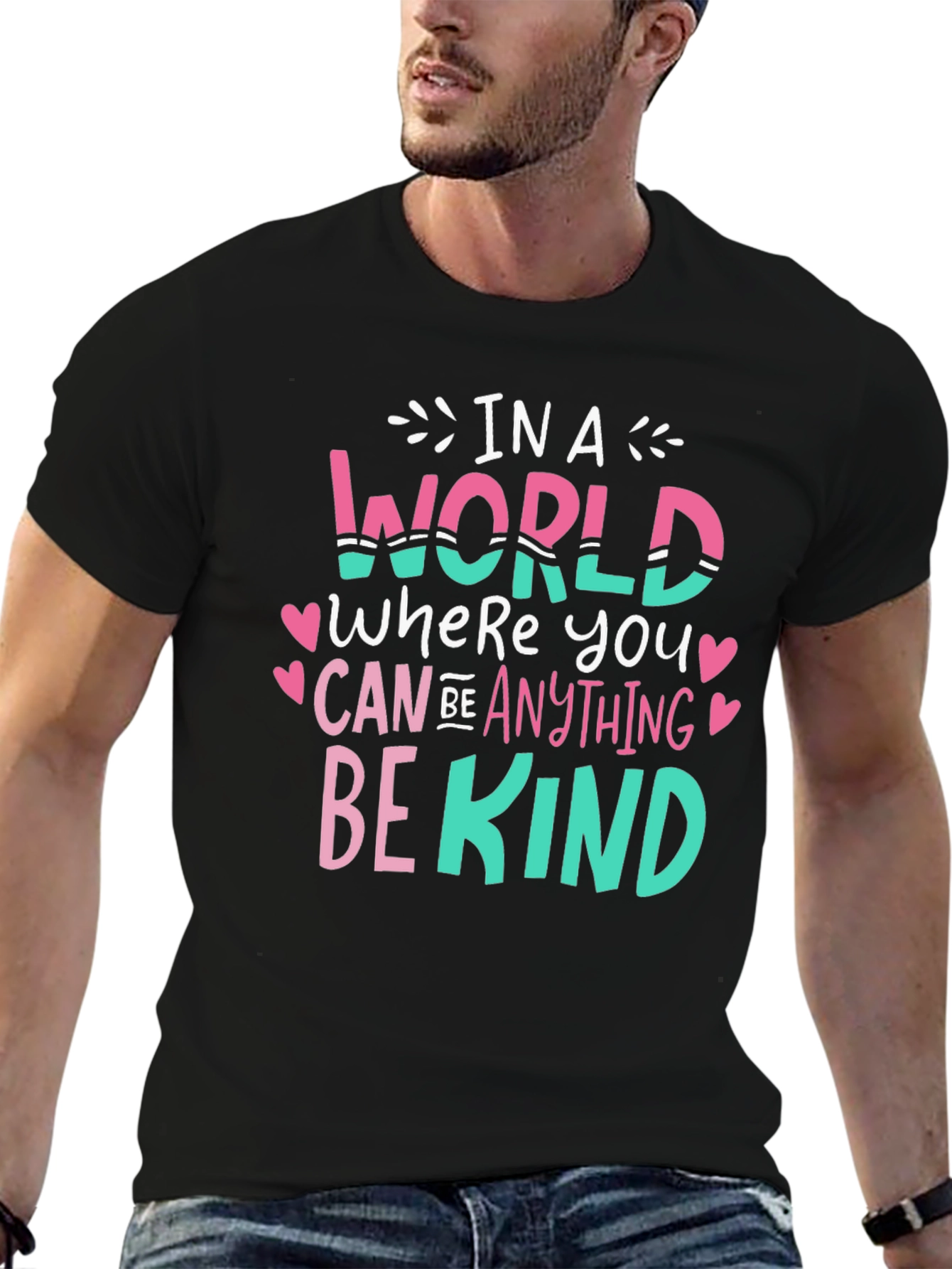 Be Kind Graphic Tee - Inspirational Message T-Shirt
