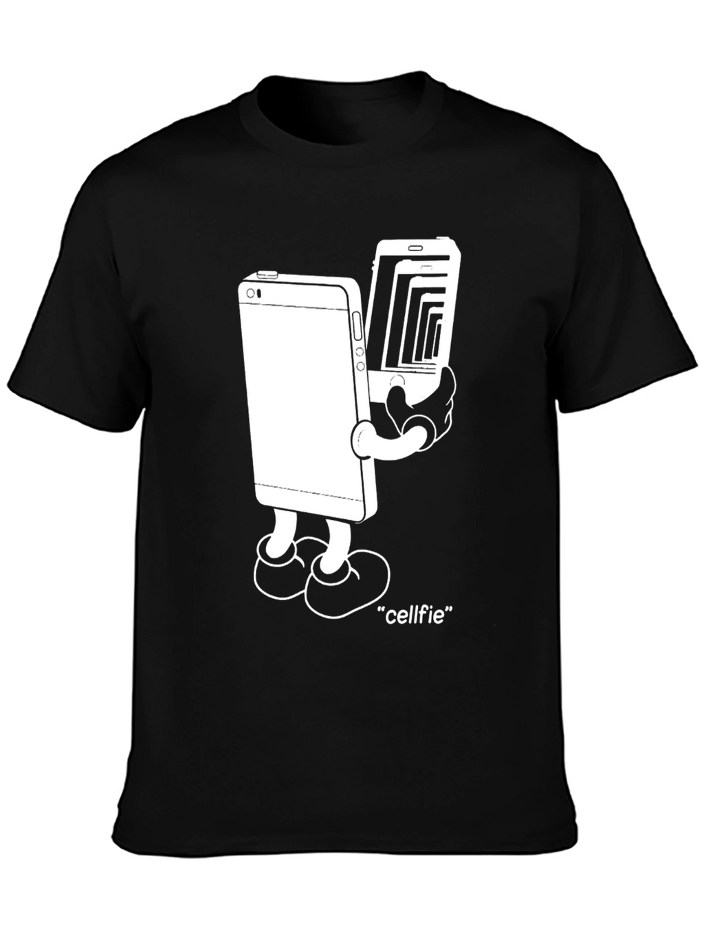 Cellfie T-Shirt - Funny Graphic Tee