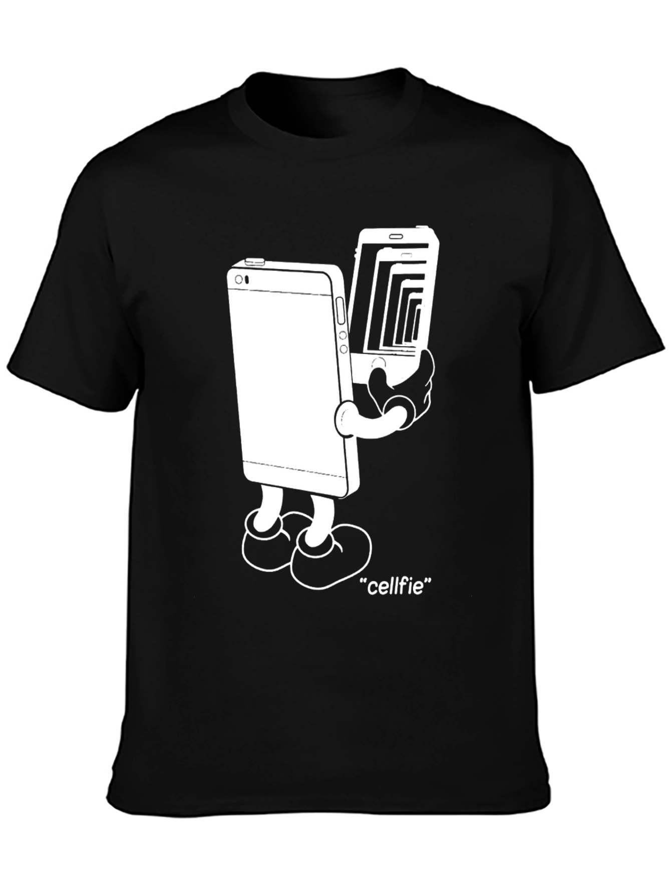 Cellfie T-Shirt - Funny Graphic Tee