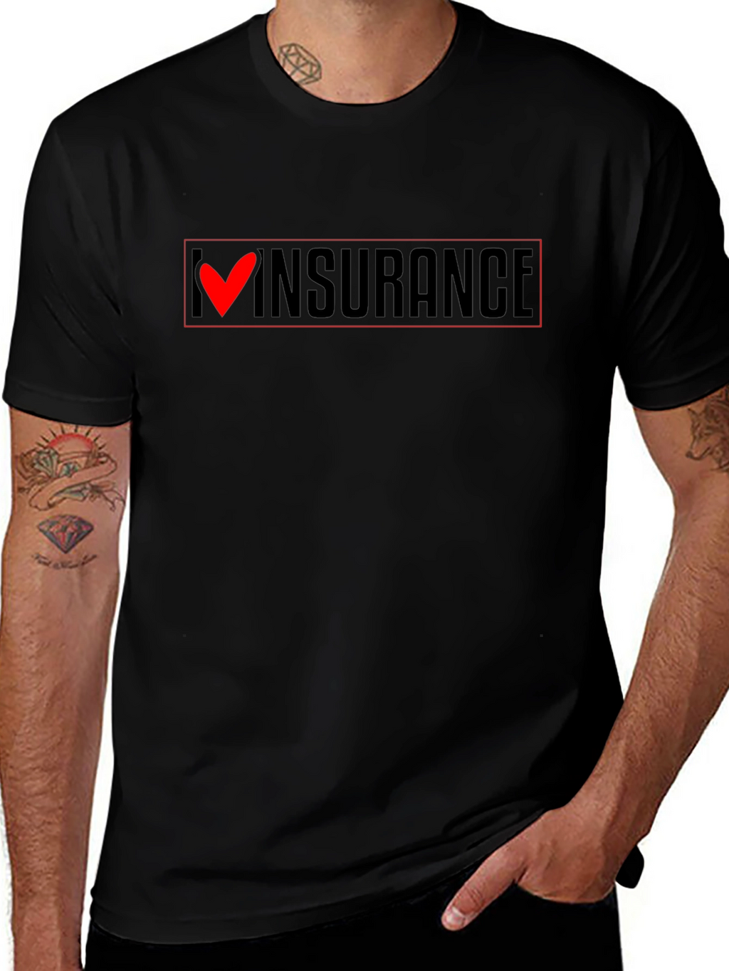 I Love Insurance T-Shirt - Funny Slogan Tee