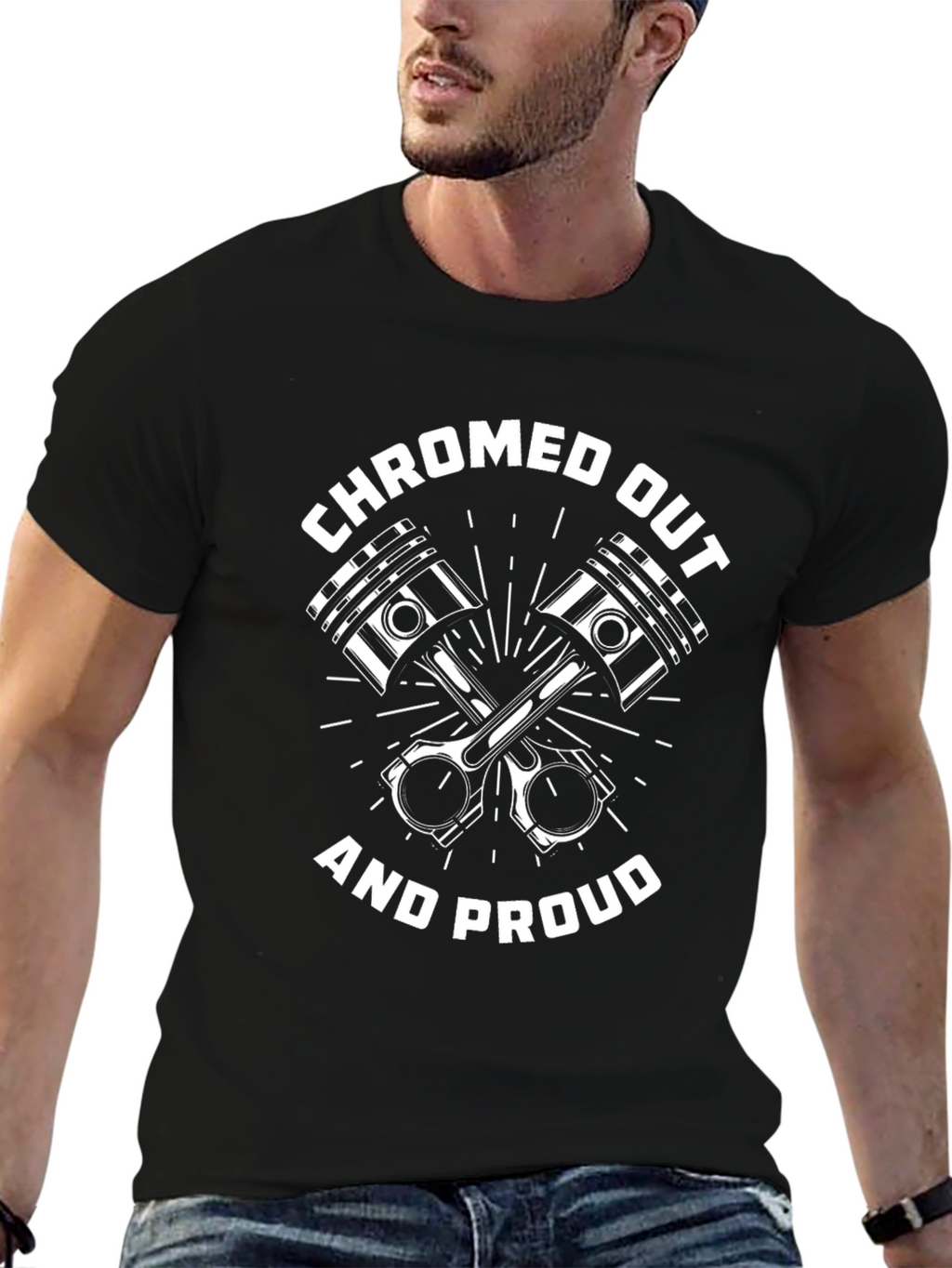 Chromed Out and Proud T-Shirt - Automotive Design